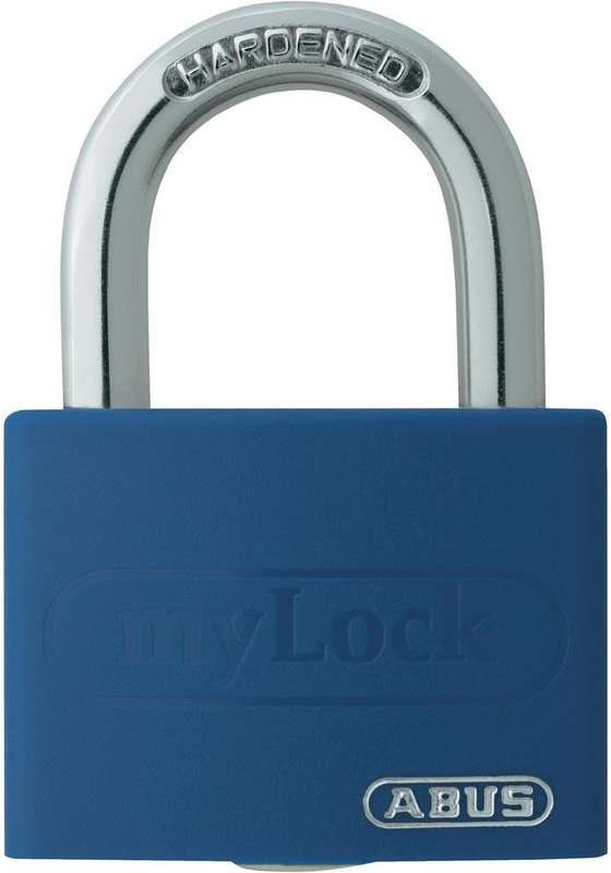 ABUS Vorhängeschloss Aluminium-Hangschloss T65AL/40 blau ABVS50005 (ABVS50005)