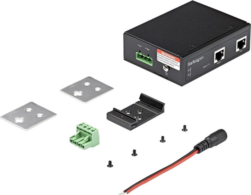StarTech.com Industrial Gigabit Ethernet PoE Injector (POEINJ30W)