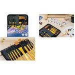 kangaro Acryl-Pinsel-Set, 10-teilig, im Etui Pinsel aus Nylonhaar, sortiert in 10 Formen und - 1 Stück (K-840003)