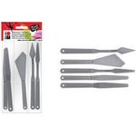 Marabu Malmesser-Set, Kunststoff für das Arbeiten mit pastosen Farben, Strukturpasten - 1 Stück (0173000000031)