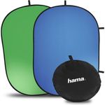 Hama 2in1 Fotokulisse Stoff Blau - Grün (00021570)