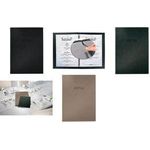 Sigel SM203 Speisekarten-Mappe DIN A5 1 St. inkl. 2 Doppel-Transparenthüllen für 8 Seiten, Gummi-Bindung Schwarz (SM203)