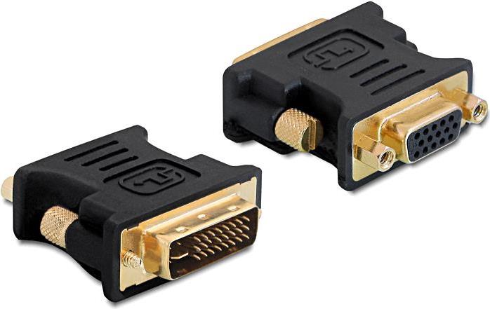 DeLOCK VGA-Adapter DVI-I M HD-15 W Flügelschrauben 65016
