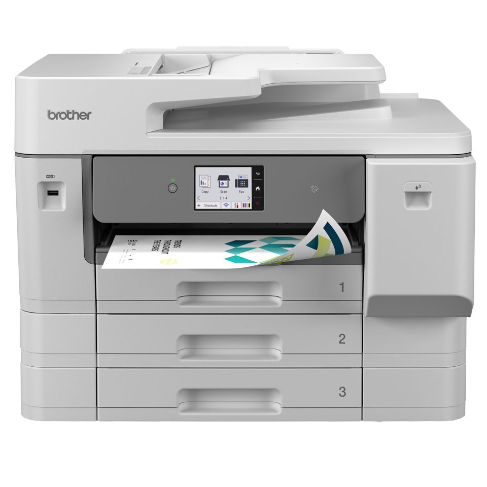 Brother MFC-J6977DW A3 Tintenstrahl-Multifunktionsdrucker 1200 x 4800 DPI Weiß, Grau