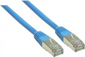 EXSYS EX-K6184-0.5 Netzwerkkabel Blau 0,5 m Cat6 S/FTP (S-STP) (EX-K6184-0.5)