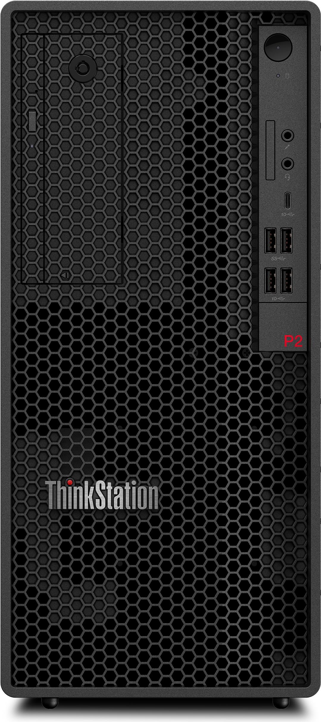 Lenovo ThinkStation P2 Tower Intel® Core™ i7 i7-14700K 32 GB DDR5-SDRAM 1 TB SSD NVIDIA GeForce RTX 4060 Windows 11 Pro Arbeitsstation Schwarz (30FR004FGE)