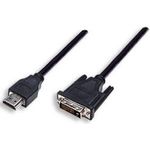 HDMI zu DVI-D Anschlusskabel, schwarz, 1 m Hersteller: Techly (ICOC-HDMI-D-010)