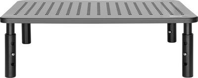 SpeaKa Professional SP-MR-210 Monitor-Erhöhung Höhen-Bereich: 100 bis 140 mm Black (SP-9430120)