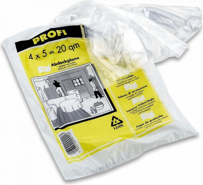 Cimco Abdeckplane aus PE-HD 12my 4x5m 14 5004 (145004)