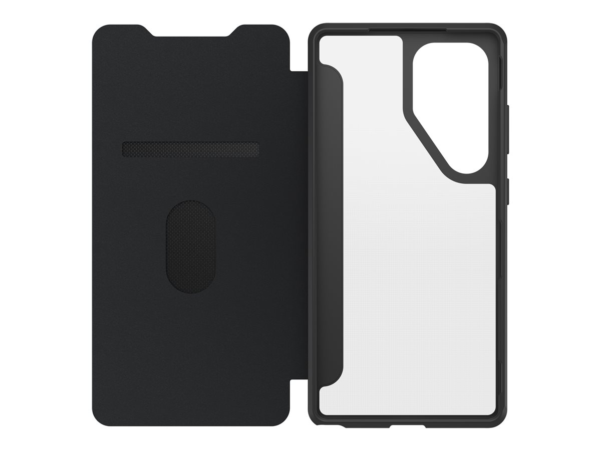 OtterBox React Folio Flip-Hülle für Samsung Galaxy S25 Ultra 6,9" Black Crystal