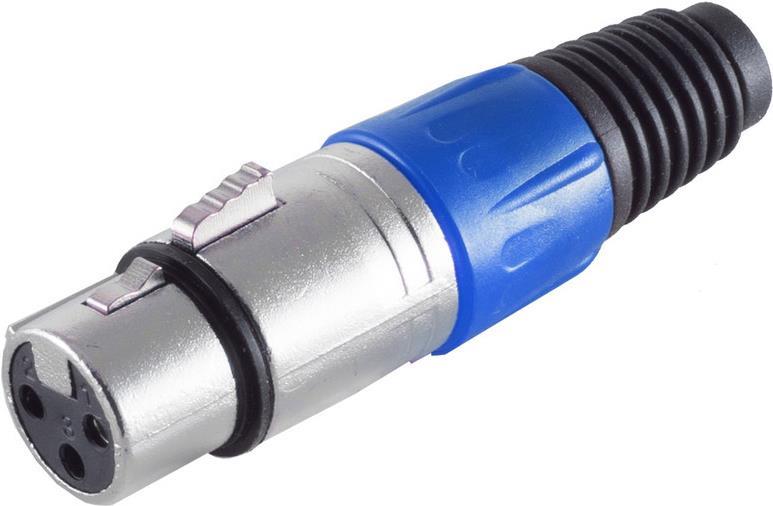 shiverpeaks ®-BASIC-S--XLR-Kupplung, blau (BS55022-B)