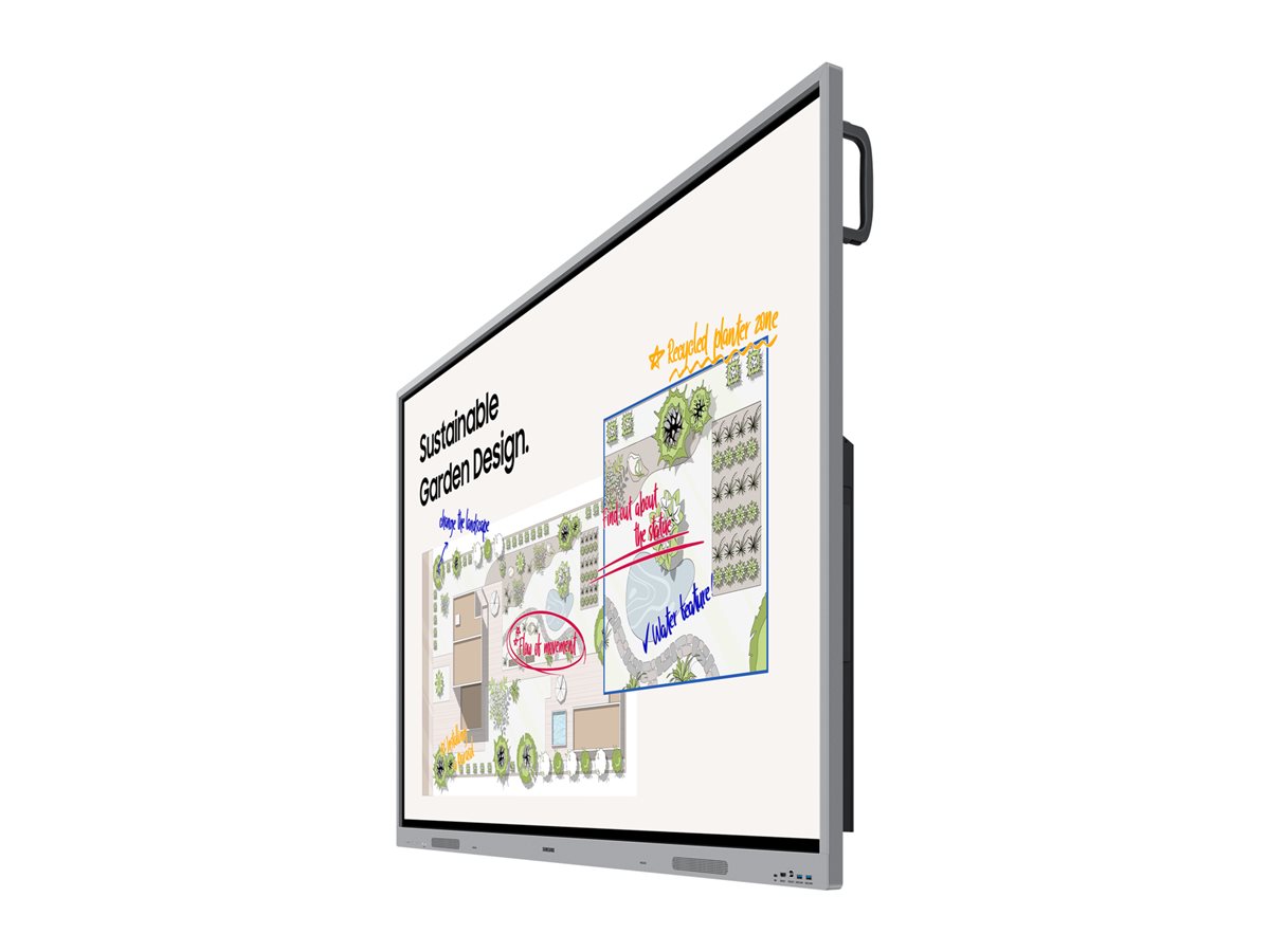 Samsung Interactive Display WE86FX 86" 4K UHD Grau, Schwarz
