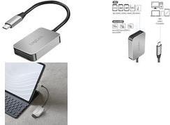 LogiLink USB 3.0 Dual-Kartenleser USB-C/SD/microSD alu (CR0050)