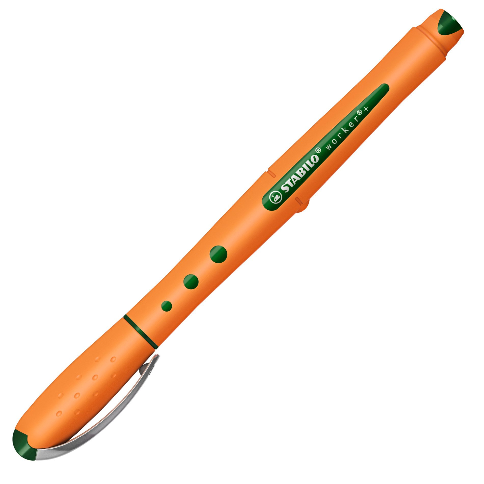 STABILO worker+ medium Tintenroller 0,5 mm Mittel Grün