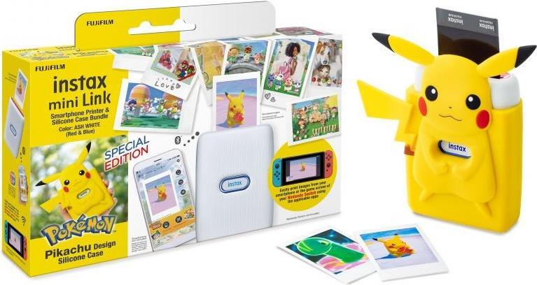 Fujifilm Instax Mini Link Se Pikachu Case Bundle (16719756)