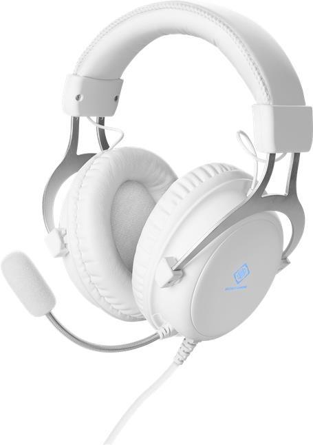 Deltaco GAM-030-W Kopfhörer & Headset Verkabelt Kopfband Anrufe/Musik Weiß (GAM-030-W)