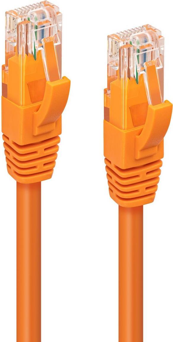 Microconnect MC-UTP6A20O. Kabellänge: 20 m, Kabelstandard: Cat6a, Kabelschirmung: U/UTP (UTP), Anschluss 1: RJ-45, Anschluss 2: RJ-45, Beschichtung Steckerkontakte: Gold, Datenübertragungsrate: 10000 Mbit/s (MC-UTP6A20O)