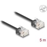 DeLOCK 80374 Netzwerkkabel Schwarz 5 m Cat6 U/UTP (UTP) (80374)