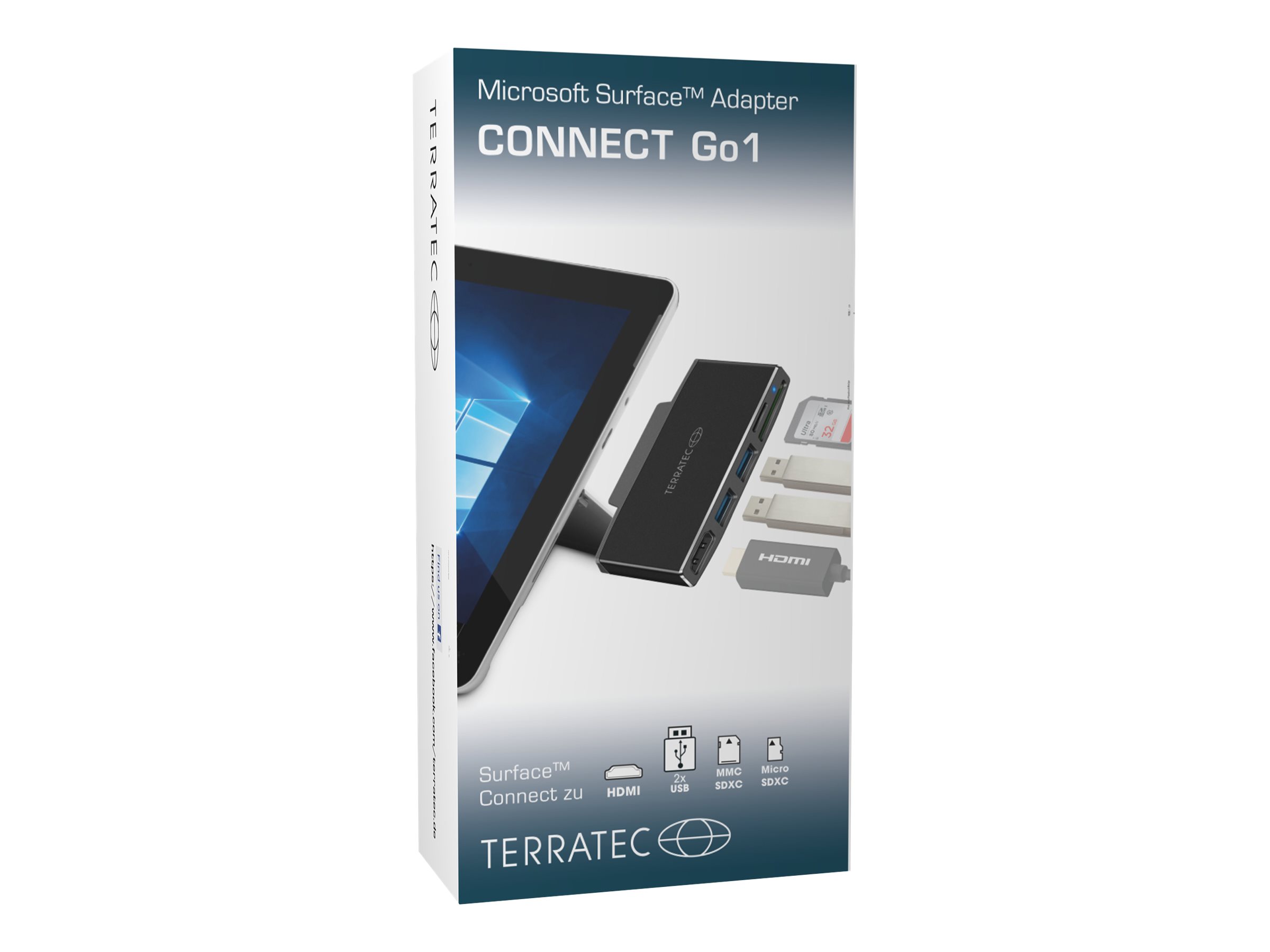 Terratec TERRATEC CONNECT Go1 Dockingstation Schwarz