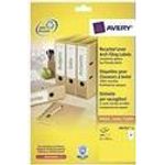 Avery LR4761 Weiß 61 x 192 mm 100 Etikett(en) (25 Bogen x 4) Aktenetiketten (LR4761-25)
