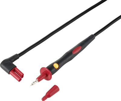Voltcraft IST 3002 Prüfspitze schaltbar CAT II 1000 V 10 A 1,2 m Kabel mit Testknopf