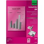 sigel Schwarz-Weiß Kopier-Folie, DIN A4, transparent, 100 my (KF545)