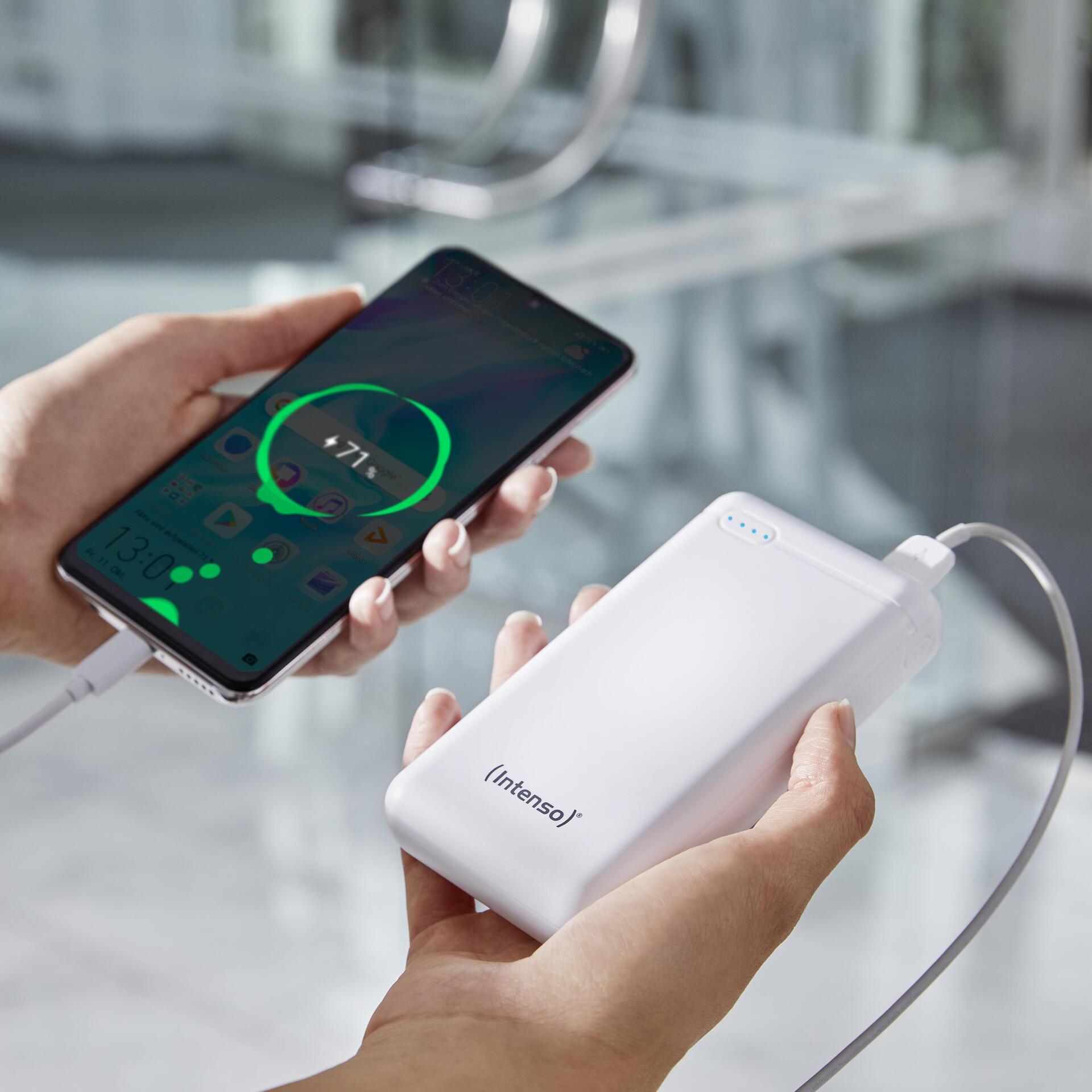 Intenso XS20000 Powerbank 20000 mAh Weiß