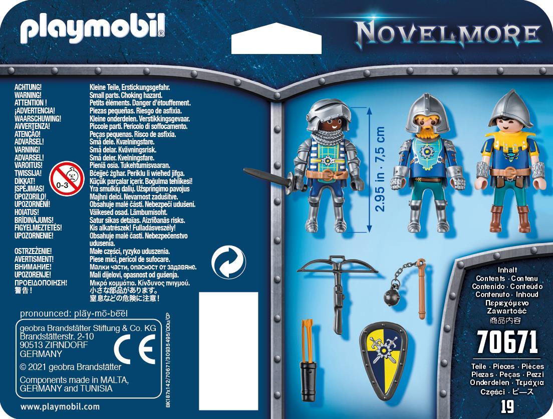 Playmobil ® Novelmore 3er Set Novelmore Ritter 70671 (70671)