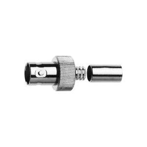 Telegärtner BNC-Kabelbuchse Crimp G30 50 Ohm, crimp/crimp, A0806, G30 (1.5/3.8), LMR-240  - 5 Stück (J01001A0073)