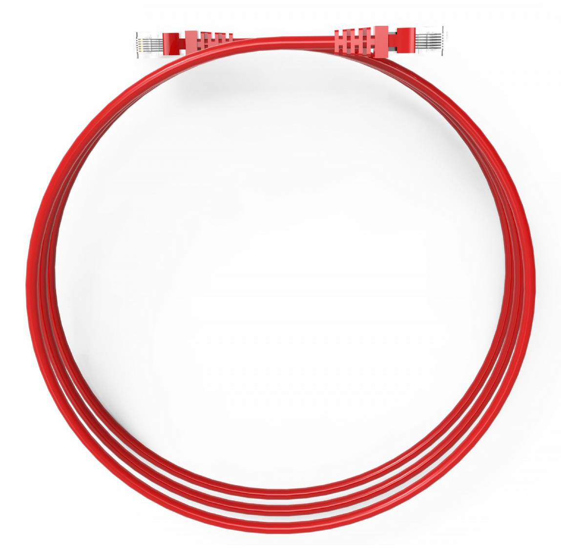 INCA Patchkabel Cat6 U/UTP RJ45 0,5 m 250 MHz Rot