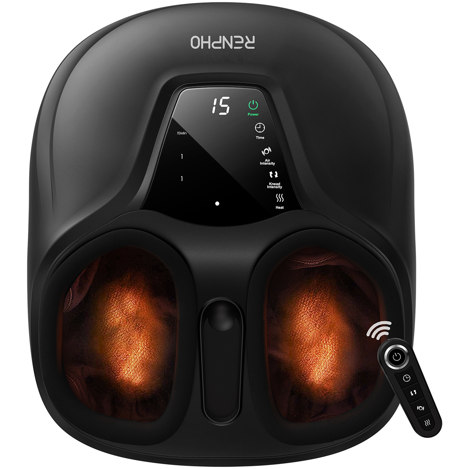 RENPHO Shiatsu Fußmassagegerät PEU-RP-FM058R-BK Schwarz