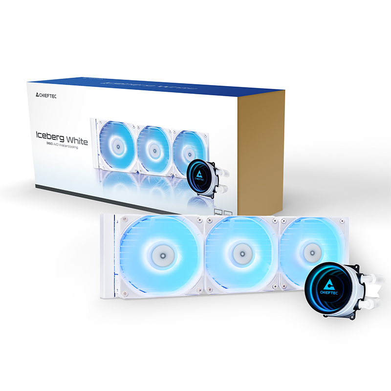 Chieftec Iceberg 360 Prozessor-Flüssigkeitskühlsystem Weiß