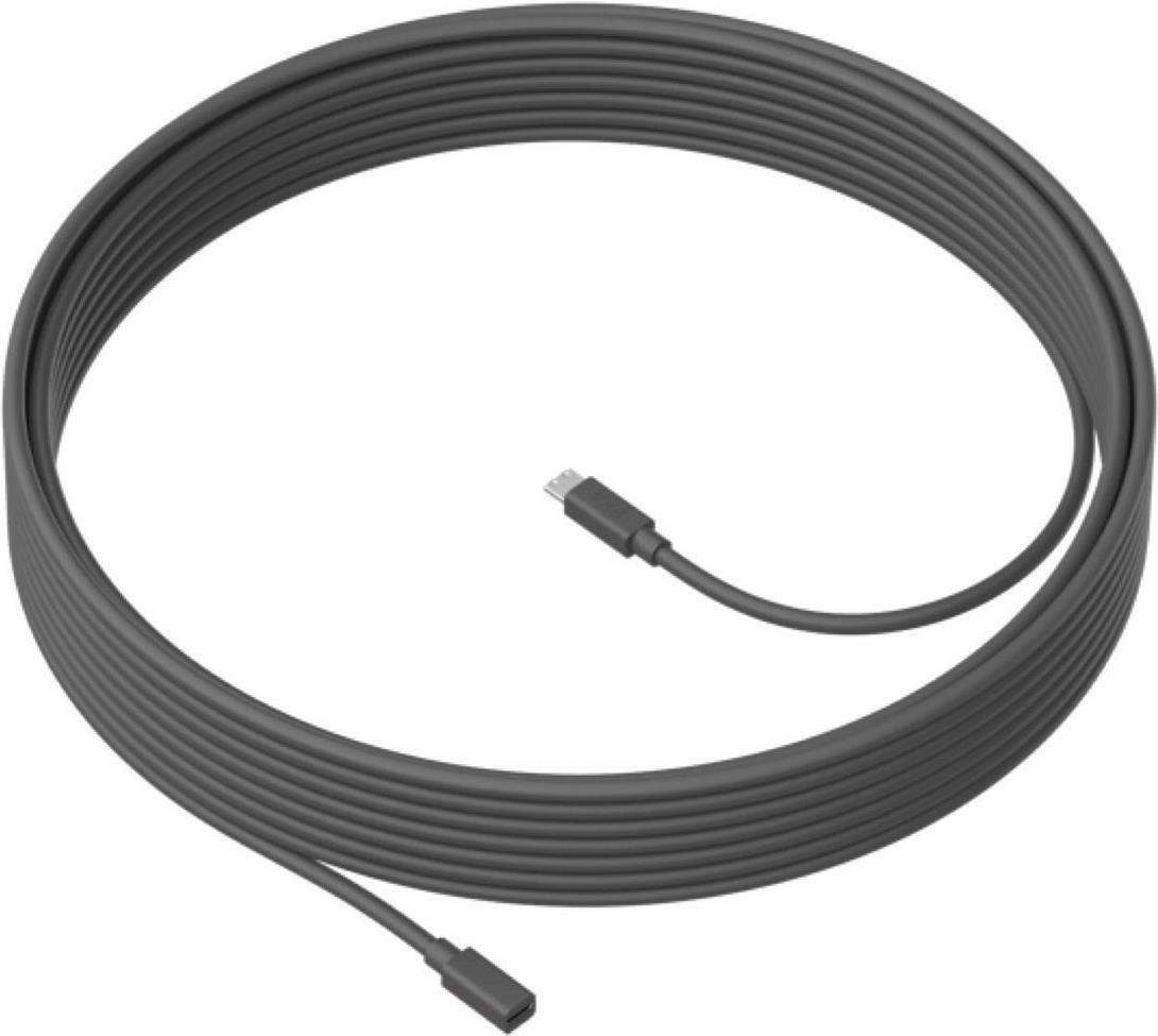 Logitech MeetUp Mikrofonverlängerungskabel 10 m Schwarz