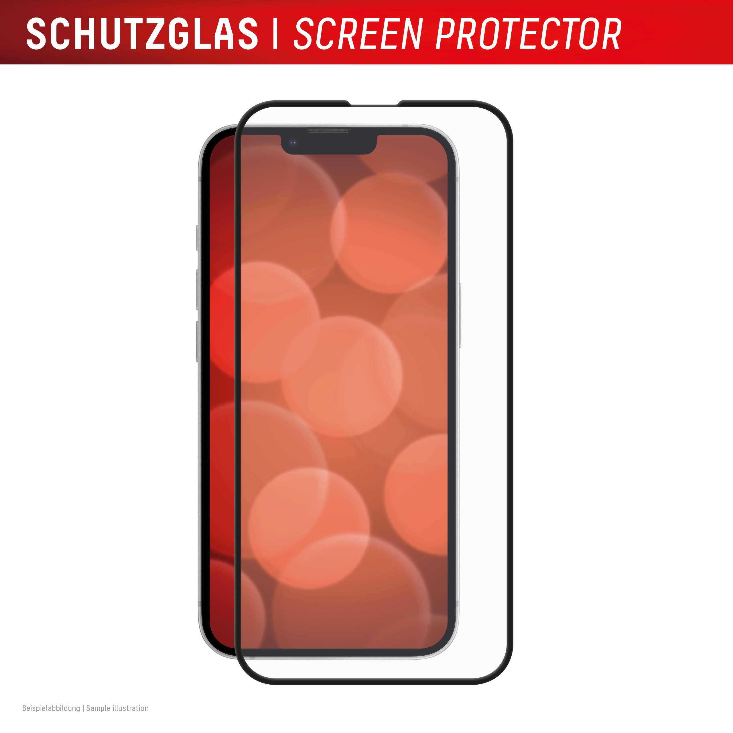 DISPLEX Premium Glass MountMaster Displayschutzglas gehärtetes Glas Full Cover für Apple iPhone 16e / 17e Transparent