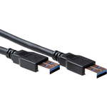 ACT SB0001 3m USB A USB A Männlich Männlich Schwarz USB Kabel (SB0001)