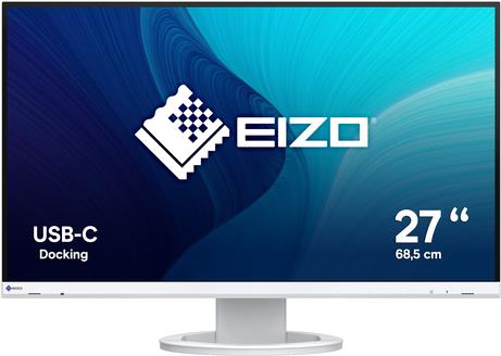 EIZO FlexScan EV2720S-WT, LED-Monitor - (68.5 cm (27 Zoll), weiß, WQHD, IPS, USB-C, USB-Hub) [Energieklasse D] (EV2720S-WT)