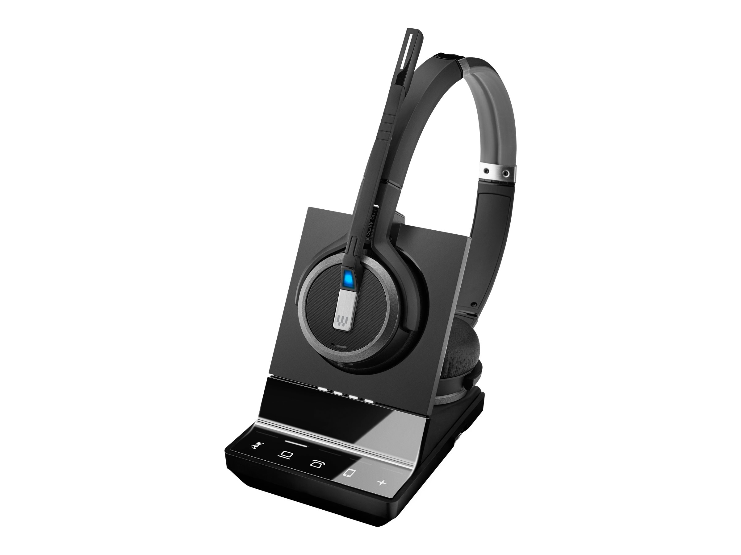 EPOS IMPACT SDW 5066 Kabelloses DECT On-Ear Headset Stereo mit Bluetooth-Dongle Schwarz