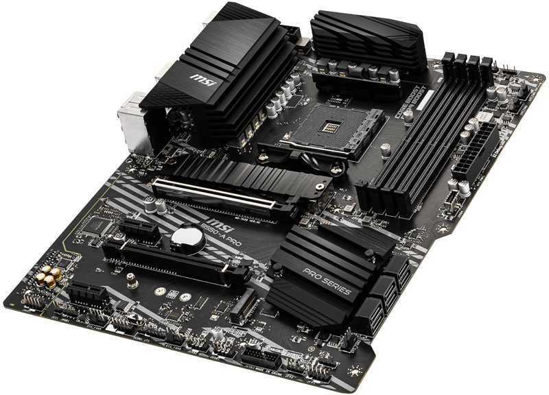 MSI B550-A PRO Mainboard ATX AMD B550 Sockel AM4 DDR4 Schwarz