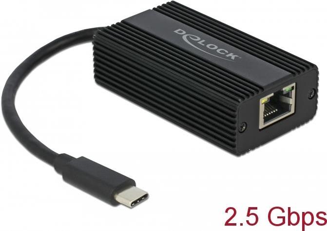 DeLOCK Adapter USB Type-C male to 2,5 Gigabit LAN (65990)