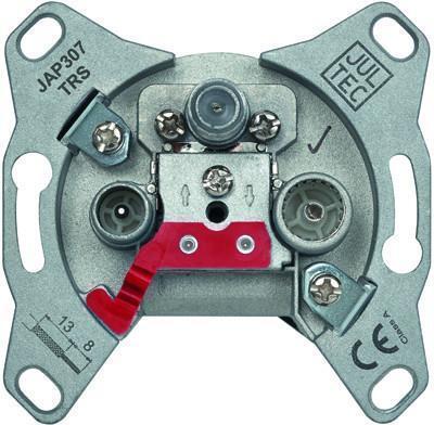 Jultec Antennensteckdose JAP307TSD 7dB, Stich, programmierbar 1 (JAP307TSD)