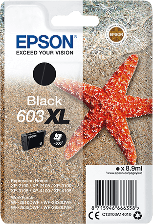 Epson 603XL 8.9 ml XL (C13T03A14010)