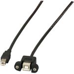 EFB-Elektronik USB2.0 Verlängerungskabel B-B, St.-Einbaubuchse, 3,0m, schwarz, Classic Hersteller: EFB Elektronik (K5293SW.3V2)