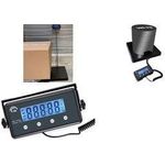 Little balance Paketwaage Pro e-300, Tragkraft: 300 kg kabel- oder batteriebetrieben, erfordert 4x1,5V/AA-Batterien - 1 Stück (LB 8762)