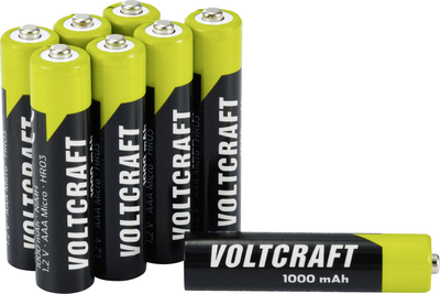 Voltcraft VC-16043045 Micro AAA -Akku NiMH 1000 mAh 1.2 V 8 St. (VC-16043045)