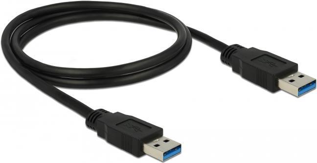 DELOCK Kabel USB 3.0 Typ-A Stecker > USB 3.0 Typ-A Stecker 1,0 m schwarz