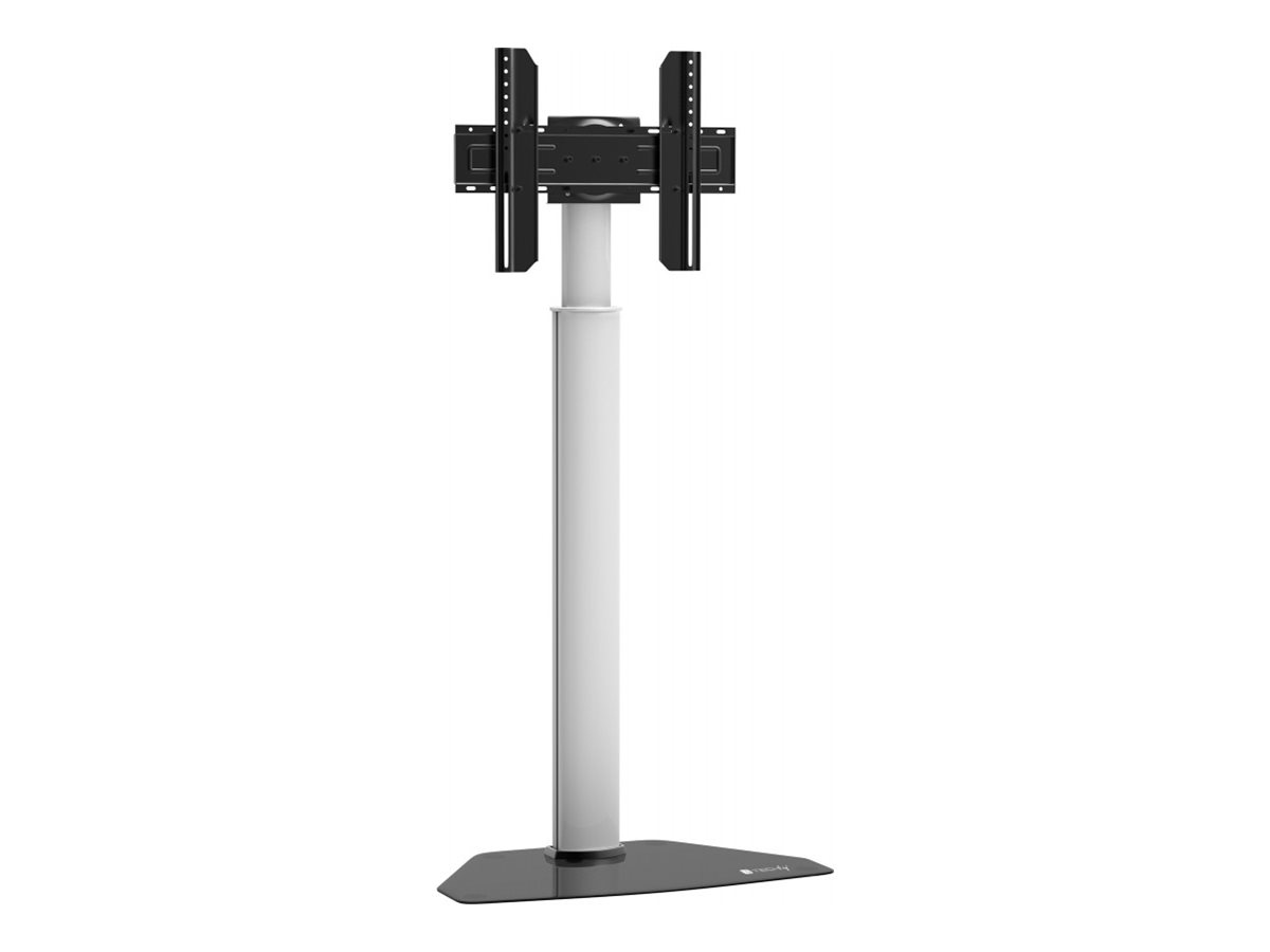 Techly ICA-TR51 TV-Standfuß 32"-65" Aluminium Schwarz, Silber