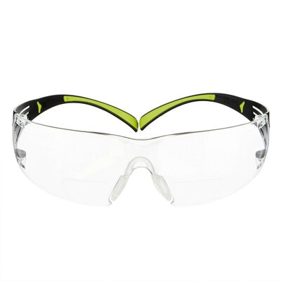 3M SecureFit 425 Schutzbrille +2,5 Dioptrien Schwarz/Grün
