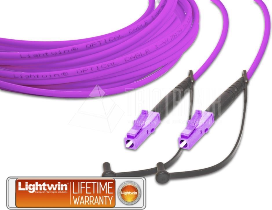 Lightwin High Quality Simplex LWL Patchkabel, MM OM4, LC - LC LWL Patchkabel (LSP-50 LC-LC 1.0 OM4)