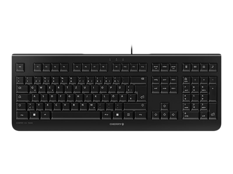 CHERRY KC 1000 Tastatur QWERTZ Deutsch Schwarz