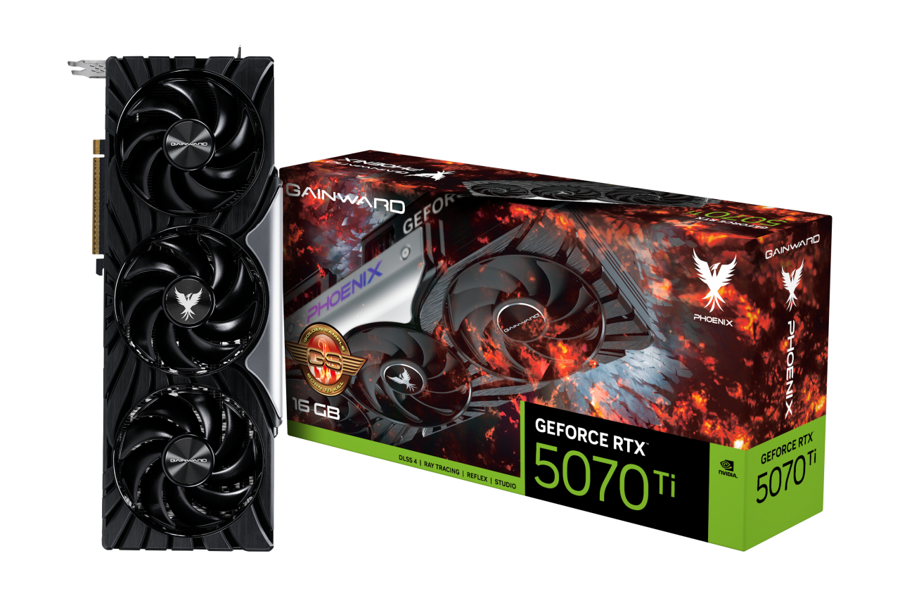 Gainward GeForce RTX 5070 Ti Phoenix GS V1 16 GB GDDR7 Schwarz, Silber